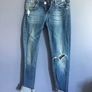 Vigoss Studio distressed skinny jeans size 4